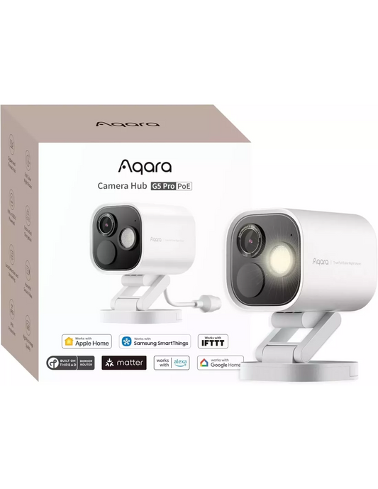 Aqara Camera Hub G5 Pro - White, Wired - Aqara Hub Not Required