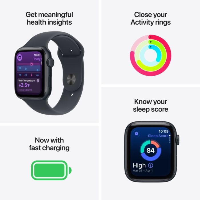 Apple Watch SE 3 GPS 44mm — Starlight with Starlight Sport Band M/L
