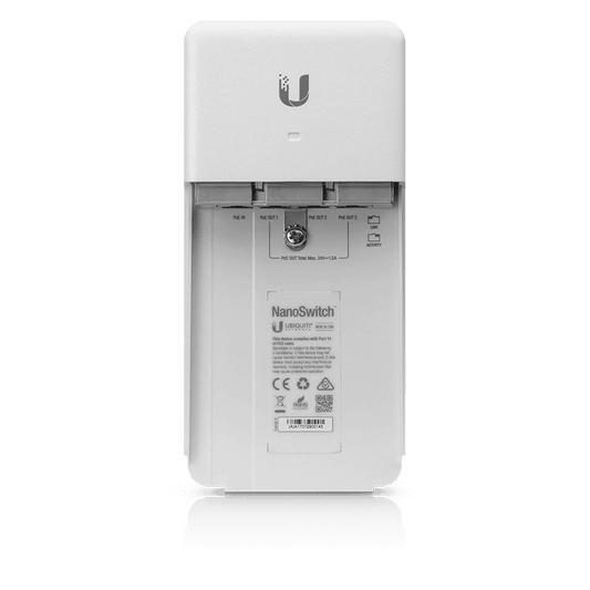 Ubiquiti NanoSwitch Outdoor 4 Port Gigabit with 3 POE Out