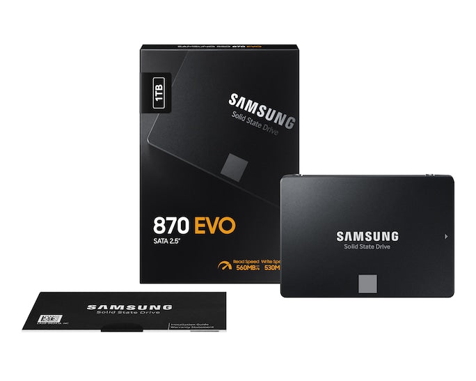 Samsung 870 EVO SATA III 2.5 inch SSD - 500GB
