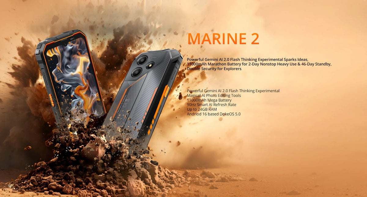 OSCAL Rugged Smartphone Marine 2 LTE 4GB/64GB - Black