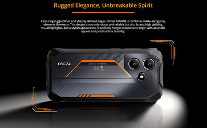 OSCAL Rugged Smartphone Marine 2 LTE 8GB/128GB - Black