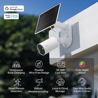 Tapo Solar-Powered Security Camera Kit - TC82 KIT