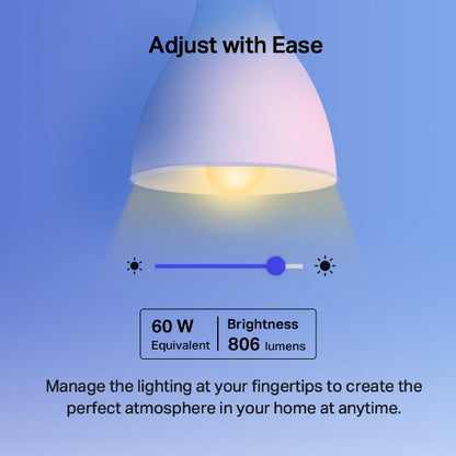 Tapo Smart Wi-Fi Light Bulb, Multicolor - Tapo L530B