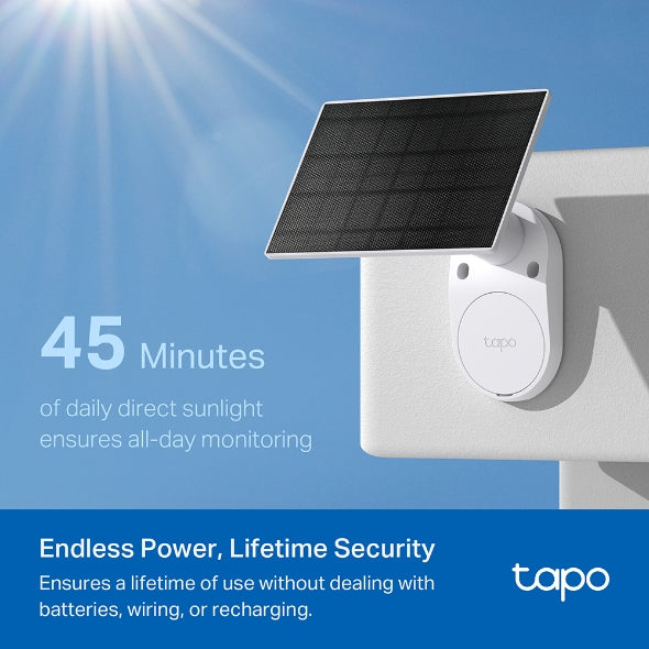 Tapo Solar-Powered Security Camera Kit - TC82 KIT