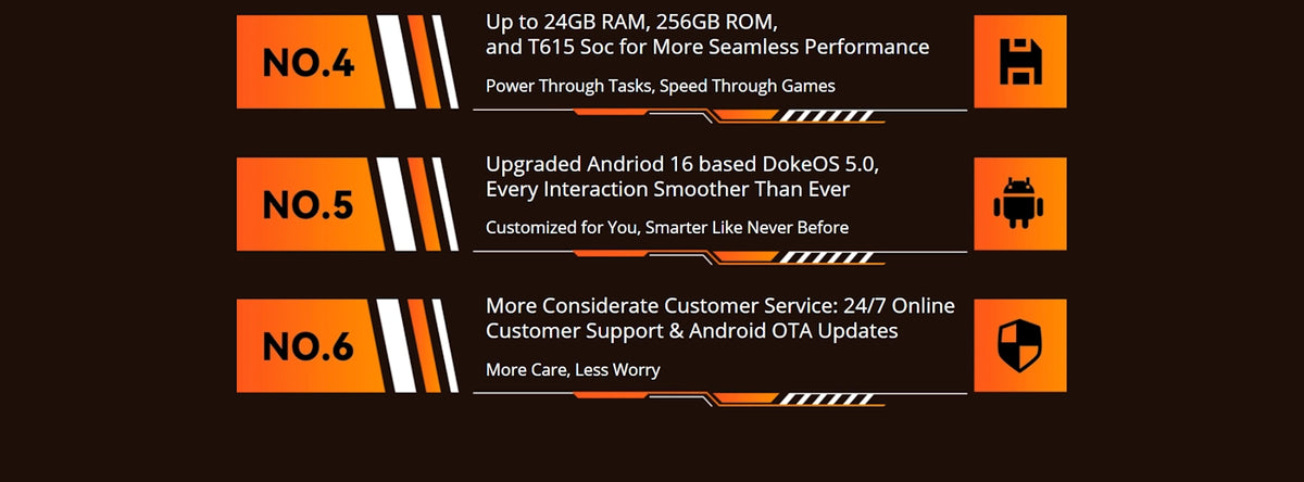 OSCAL Rugged Smartphone Marine 2 LTE 8GB/128GB - Black