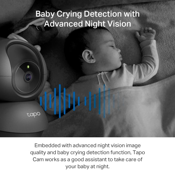 Tapo Pan/Tilt Home Security Wi-Fi Camera - Tapo C211