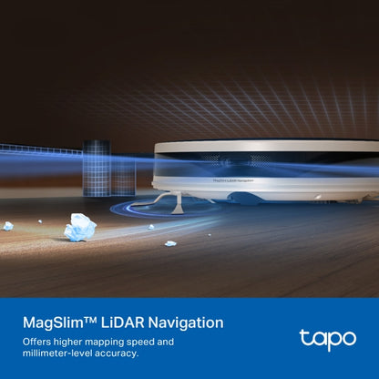 Tapo Navigation Robot Vacuum and Mop with Auto-Empty Dock - Tapo RV20 Max Plus