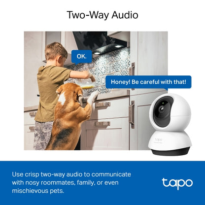 Tapo Pan/Tilt AI Home Security Wi-Fi Camera - Tapo C220