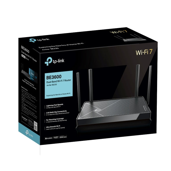 TP-Link BE3600 Dual-Band Wi-Fi 7 Router - Archer BE230