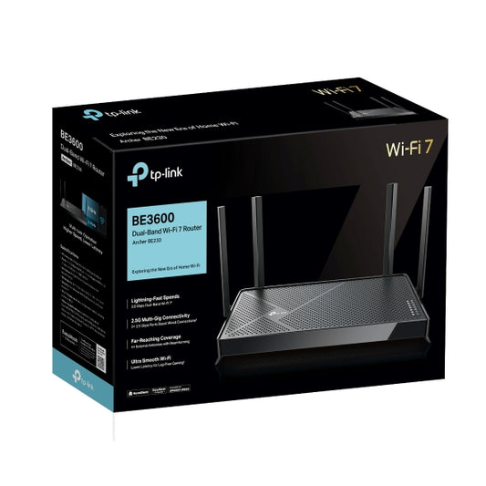 TP-Link BE3600 Dual-Band Wi-Fi 7 Router - Archer BE230