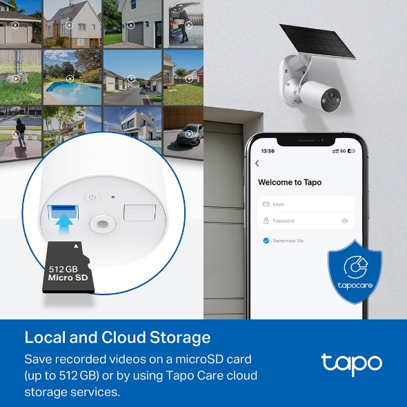 Tapo Solar-Powered Security Camera Kit - TC82 KIT