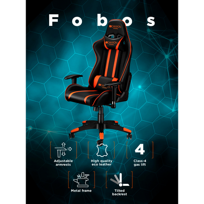 Canyon Fobos GC-3 Gaming Chair - Black Orange