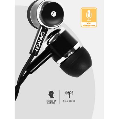 Canyon Stereo Earphones EPM-01 - Black