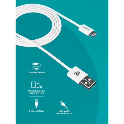 Canyon Lightning to USB-A 5W 1M - White
