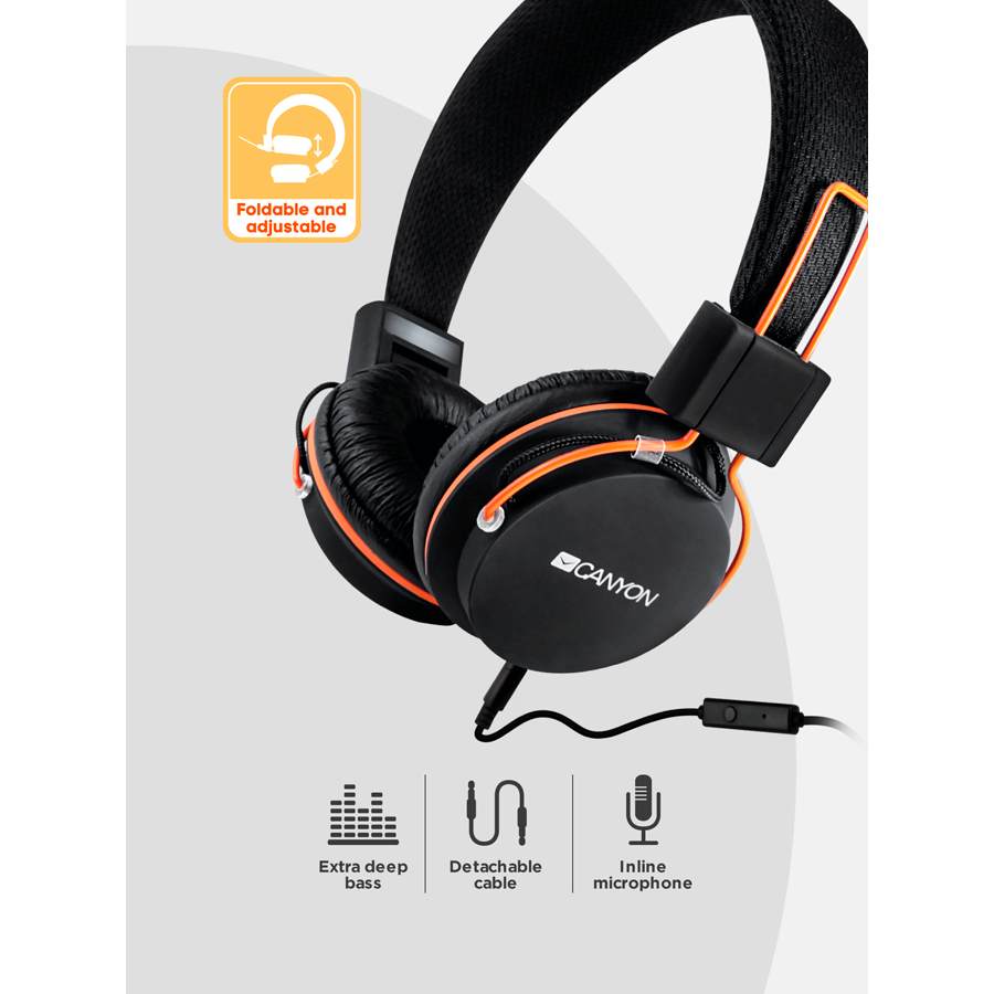 Canyon HP-22 Headphones - Black