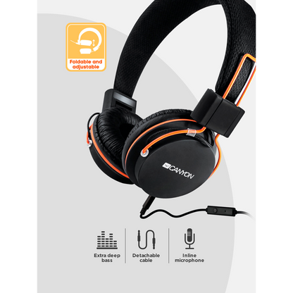 Canyon HP-22 Headphones - Black