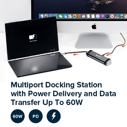 Canyon DS-3 4-in-1 USB-C Hub - Space Grey