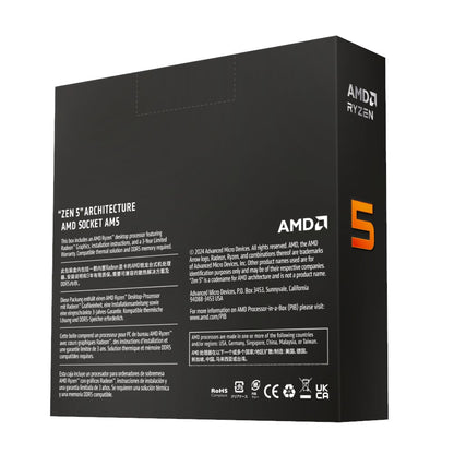 AMD RYZEN 5 9600X 3.9GHz 6-Core AM5 CPU - W/O Fan