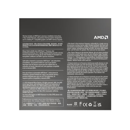 AMD RYZEN 5 8400F 4.2GHZ 6-Core AM5 CPU