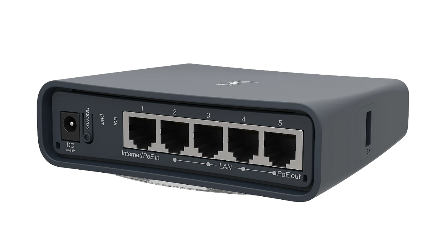 MikroTik hAP ac Lite Tower 750Mbps WiFi 5 Router