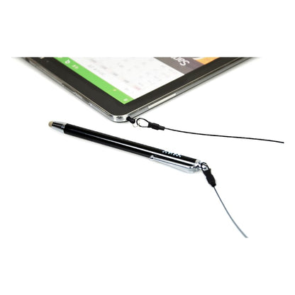 Port Designs Metallic Tip Stylus with 40cm Cable – Black