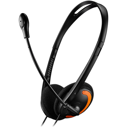 Canyon HS-01 PC Headset - Black/Orange