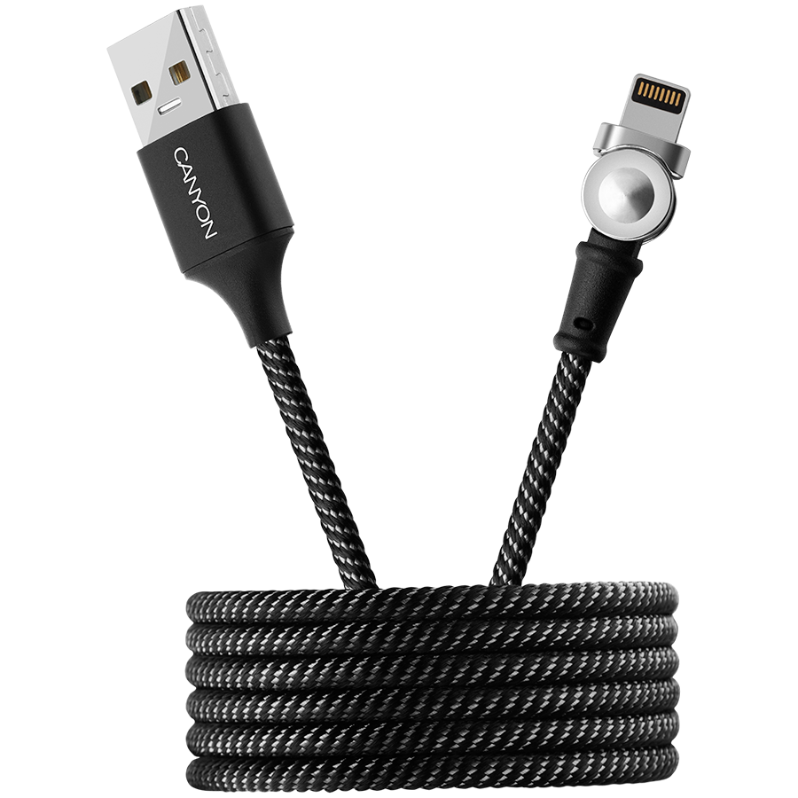 Canyon Lightning Cable CFI-8 A-L Magnetic 10W 1m - Black