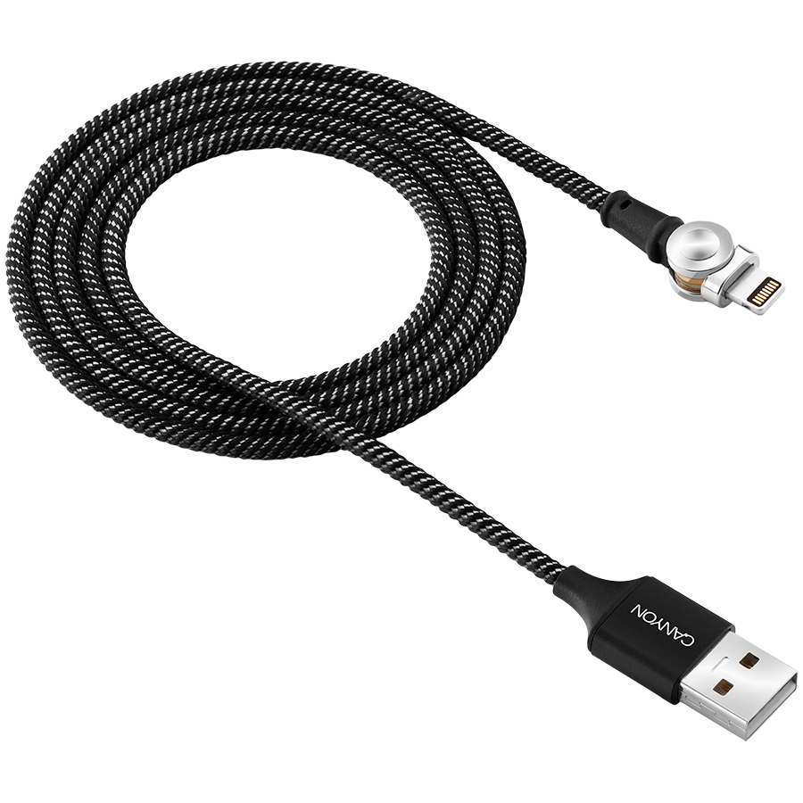 Canyon Lightning Cable CFI-8 A-L Magnetic 10W 1m - Black