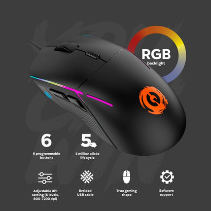 Canyon Gaming Mouse SHADDER GM-321 - Black