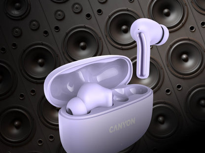 Canyon OnGo-9 True Wireless Earbuds - Purple