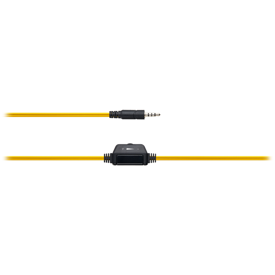 Canyon HSC-1 PC Headset with Microphone - Black/Yellow