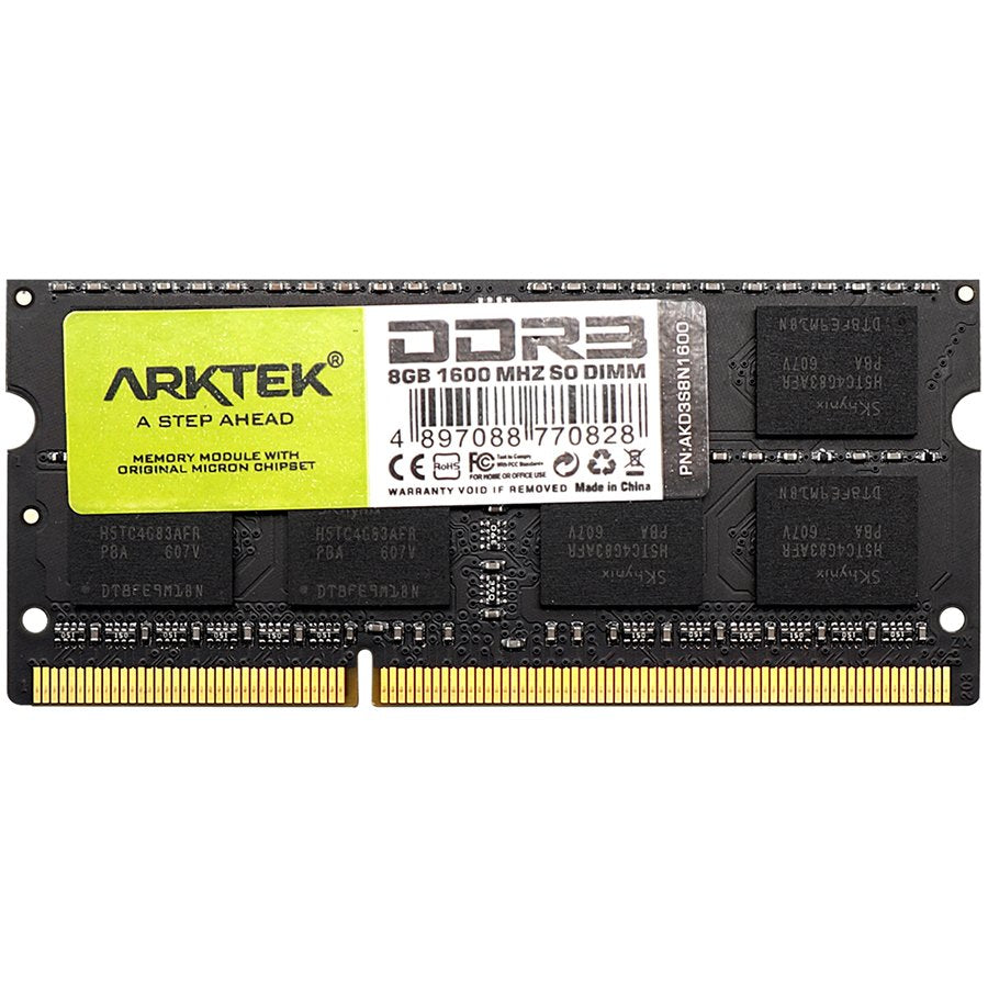 Arktek Memory 8GB DDR3 PC-1600 SO-DIMM RAM Module