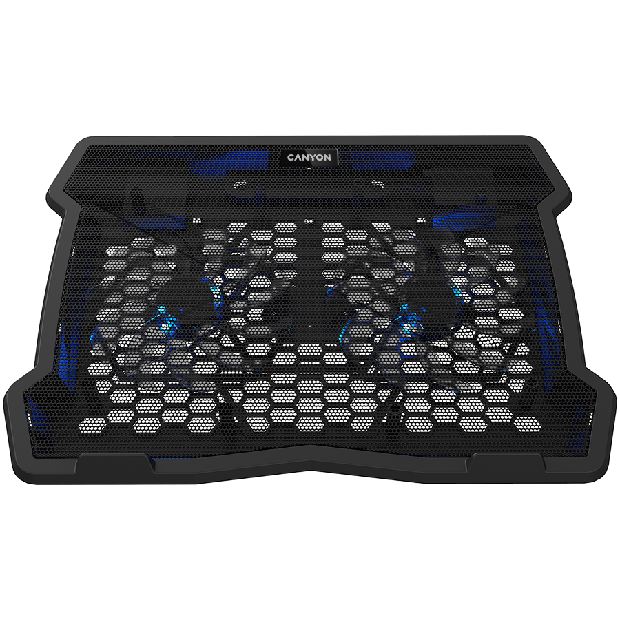 Canyon NS03 3Fan 2USB LED Cooling Stand - Black