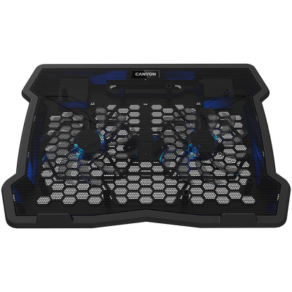 Canyon NS03 3Fan 2USB LED Cooling Stand - Black