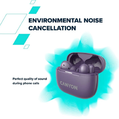 Canyon OnGo TWS-10 ANC+ENC True Wireless Earbuds - Grey
