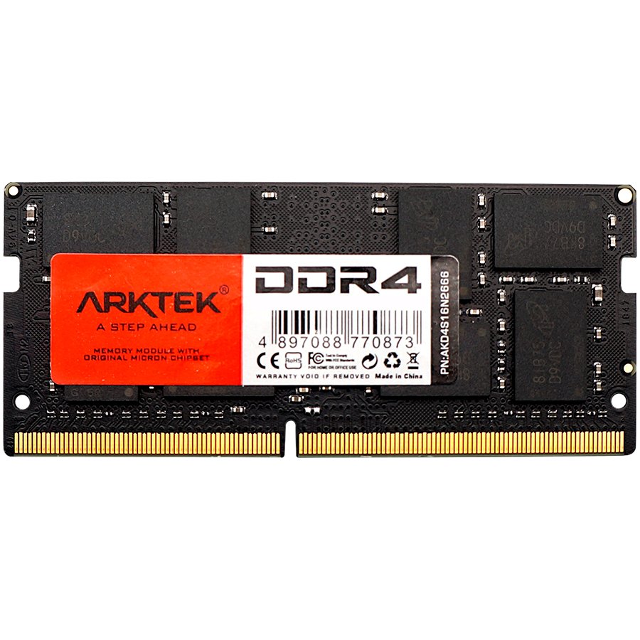 Arktek Notebook Memory 16GB DDR4 PC-3200 SO-DIMM RAM Module
