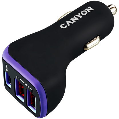 Canyon Car Charger PD 18W USB-C 2x USB-A