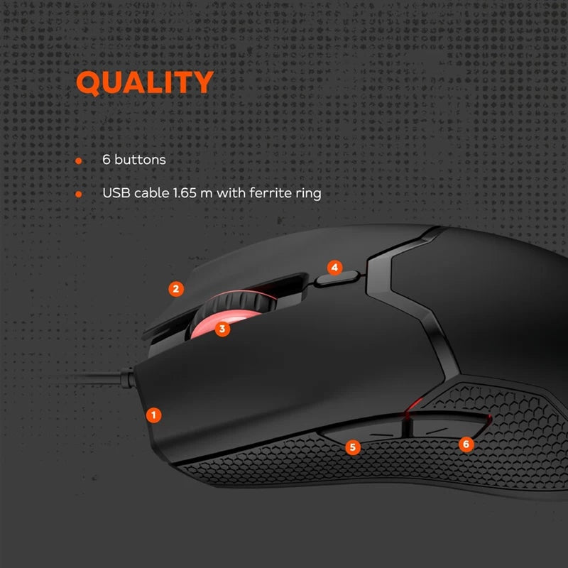 Canyon Carver GM-116 Gaming Mouse - Black