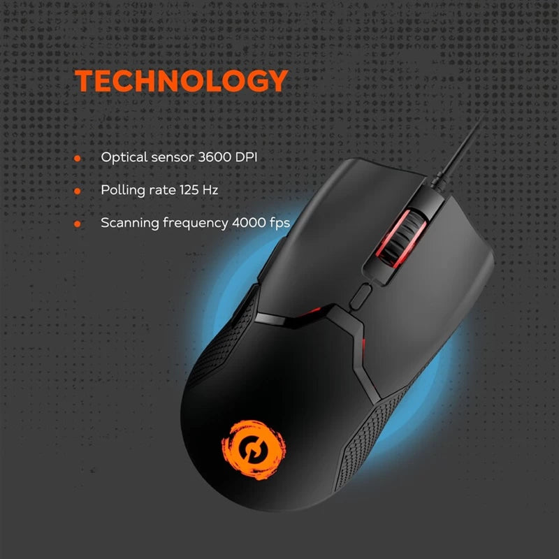 Canyon Carver GM-116 Gaming Mouse - Black