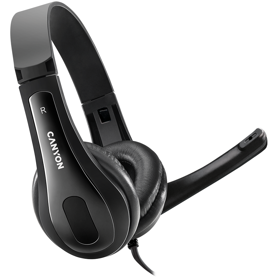 Canyon CHSU-1 USB PC Headset - Black