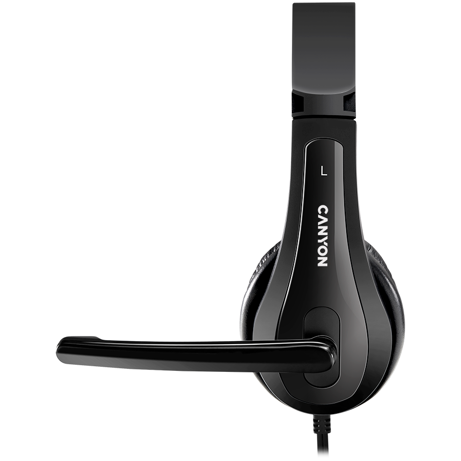 Canyon CHSU-1 USB PC Headset - Black