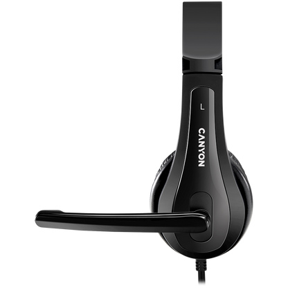 Canyon CHSU-1 USB PC Headset - Black