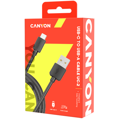 Canyon USB-C to USB-A 5W 2M - Black