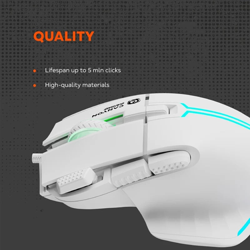 Canyon Gaming Mouse GM-636 Fortnax - White