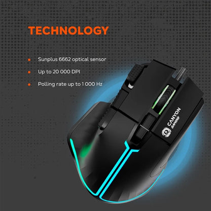 Canyon Gaming Mouse GM-636 Fortnax - White