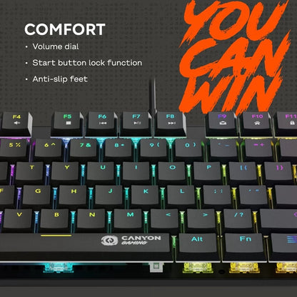 Canyon Gaming Keyboard Cometstrike TKL GK-50