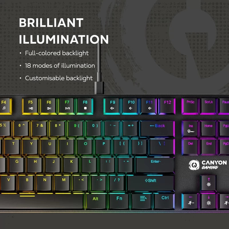 Canyon Gaming Keyboard Cometstrike GK-55