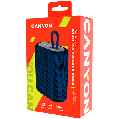 Canyon Portable Wireless Speaker BSP-4 - Blue