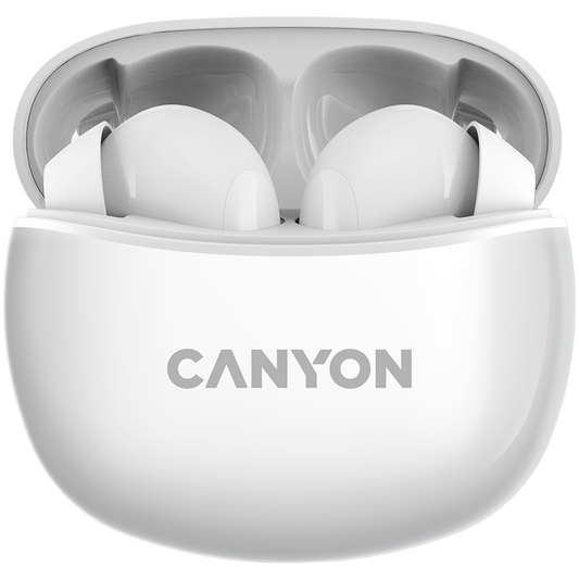Canyon TWS-5 True Wireless Earbuds - White